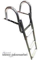 3 Basamaklı, Havuz Tip, Teleskopik, Katlanır Merdiven