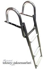 3 Basamaklı, Havuz Tip, Teleskopik, Katlanır Merdiven