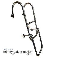 3 Basamaklı, Katlanır, Paslanmaz, Tekne Merdiveni