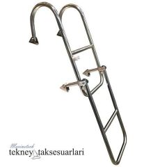 4 Basamaklı, Katlanır, Paslanmaz, Merdiven