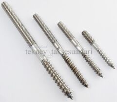 M8 Paslanmaz Trifonlu Civata Çeşitleri, SAĞ Diş