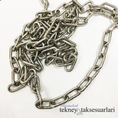 Ø 3 mm 316 Kalite Paslanmaz Zincir, Krom Zincir