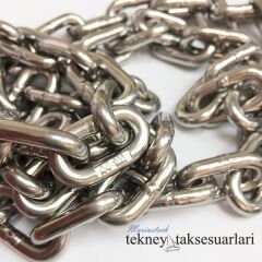 Ø 5 mm 316 Kalite Paslanmaz Zincir, Krom Zincir