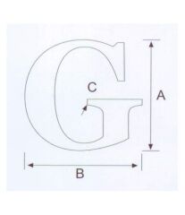 G Kabartma Harf Paslanmaz, 316 Kalite