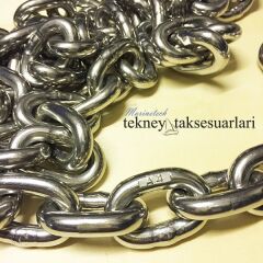 Ø 8 mm 316 Kalite Paslanmaz Zincir, Krom Zincir