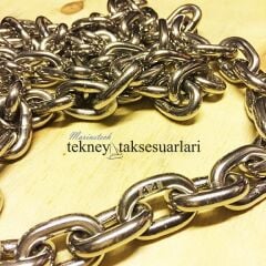 Ø 8 mm 316 Kalite Paslanmaz Zincir, Krom Zincir