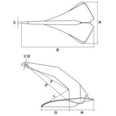 Quick Olympic çıpa 20Kg