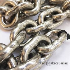 Ø 10 mm 316 Kalite Paslanmaz Zincir, Krom Zincir