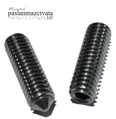 5 mm, Sivri Uçlu Setskur, DIN914 Çeşitleri