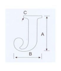 J Kabartma Harf Paslanmaz, 316 Kalite