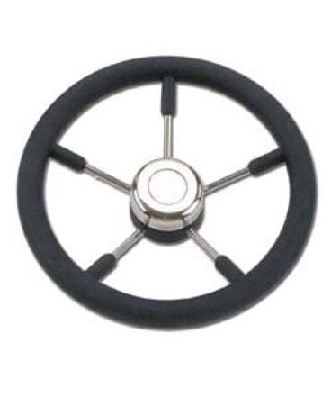 35cm T9B Plastik Kaplı Siyah Dümen Simidi