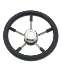 35cm T9B Plastik Kaplı Siyah Dümen Simidi