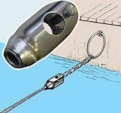 Paslanmaz Zincir ve halatı birleştirme konnektörü.   Zincir 18 Halat 10mm