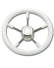 35cm T9W Plastik Kaplı Beyaz Dümen Simidi