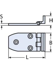 70 X 37 X 4,5 mm 316 KALİTE