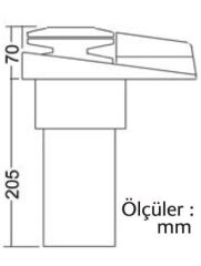 South Pacific VN 600 12V Dik Irgat - 6mm Kavelata / Fiber Takviyeli Gövde
