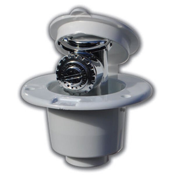 Duş Yuvası - Plastik Kapaklı, Beyaz Tekne Duş Kutusu