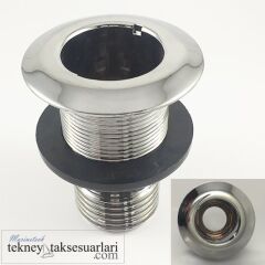 3/4'' Hortum için Borda çıkışı, Krom kaplamalı