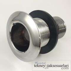1'' Hortum için Borda çıkışı, Krom kaplamalı