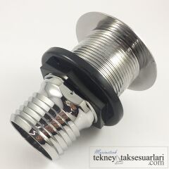 1'' Hortum için Borda çıkışı, Krom kaplamalı