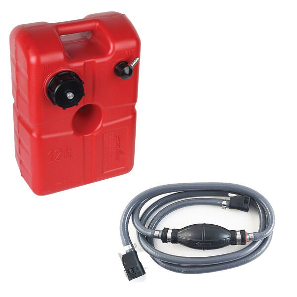 Mercury Uyumlu Dıştan Takma Yakıt Seti – 12L Depo + Komple Hortum ve Puar Seti