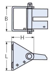 Ø 8 - 10 mm Zincir Stoperi  / Bosa Kancası