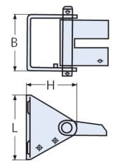 Ø 8 - 10 mm Zincir Stoperi  / Bosa Kancası