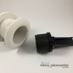 22mm, Genisliyebilir Kaucuk Tapa, Siyah