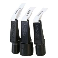 22mm, Genisliyebilir Kaucuk Tapa, Siyah