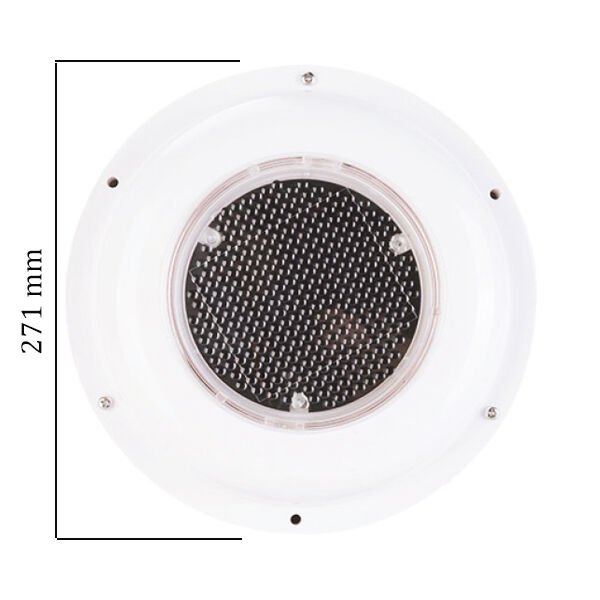 Solar Güneş Enerjili Tekne ve Yat Havalandırma Fanı - 217mm (Beyaz)