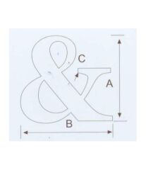 & Kabartma Harf Paslanmaz, 316 Kalite