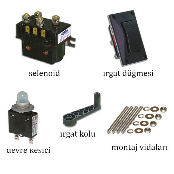 South Pacific VS1000 12V Dik Irgat - 8mm Kavelata / Paslanmaz Gövde