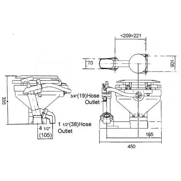 Matromarine Manuel Marin Tuvalet (Küçük Taş)