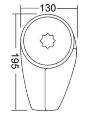 VS 1000 12V  6 mm Kavelata Paslanmaz Gövde Irgat