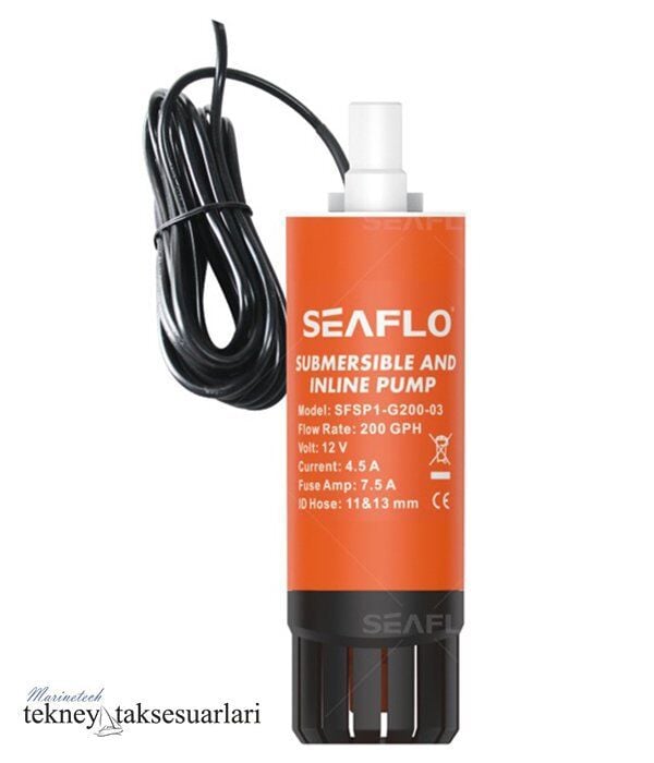 Seaflo 200Gph Su ve Mazot Pompası