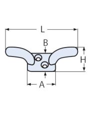Bayrak direği için Paslanmaz Koç boynuzu