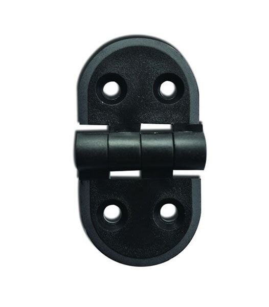 Kısa - Kısa Siyah Plastik Menteşe