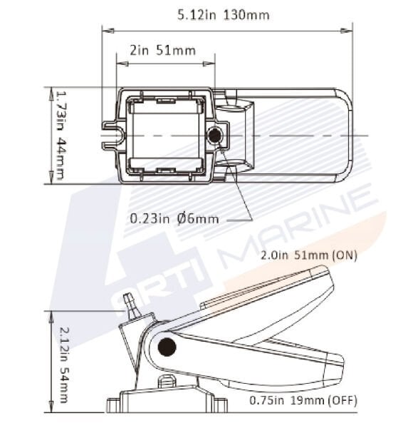 Seaflo Sintine Otomatiği (SFA1-20-01) - 12/24V 20 Amp