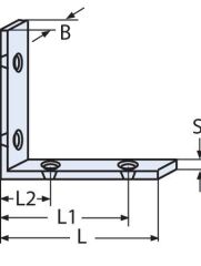 31 X 12 X 3 mm  Köşebent