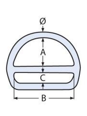 6 mm Halka İki Bölmeli