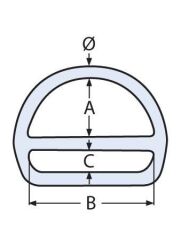 8 mm Halka İki Bölmeli