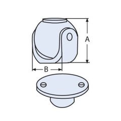 Paslanmaz Mıknatıslı Stoper (Kapı Tutucu)