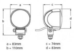 Hella Marine Module 70 Güverte aydınlatma lambası