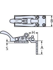 Mandallı Kilit 37mm