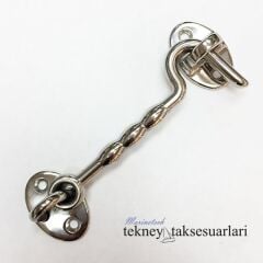 100mm Paslanmaz Kapı Kancası, Kilidi