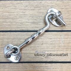 100mm Paslanmaz Kapı Kancası, Kilidi