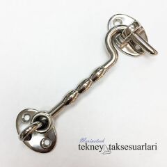 100mm Paslanmaz Kapı Kancası, Kilidi