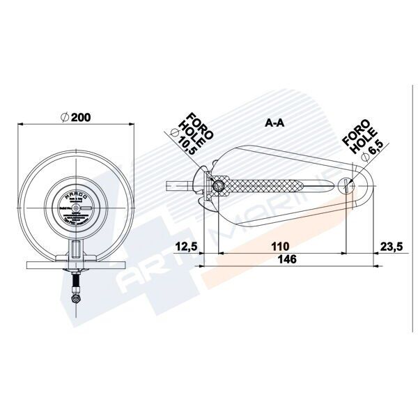 Marco PW2 Kompresörlü Marin Korna - 12V / 25A (Ağır Hizmet)
