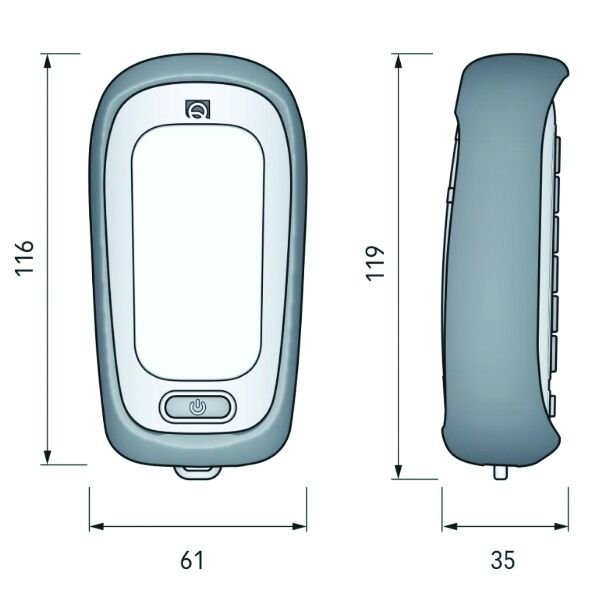Quick Kablosuz Uzaktan Kumanda El Ünitesi - 12 Kanal (RRC R012)