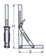 Katlanabilir Masa Tutucu